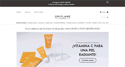 Desktop Screenshot of es.oriflame.com
