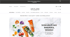Desktop Screenshot of lt.oriflame.com